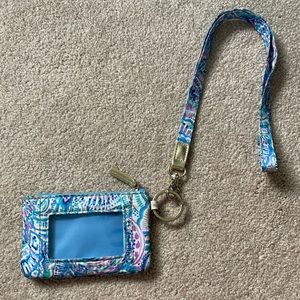 Lilly Pulitzer ID holder and lanyard